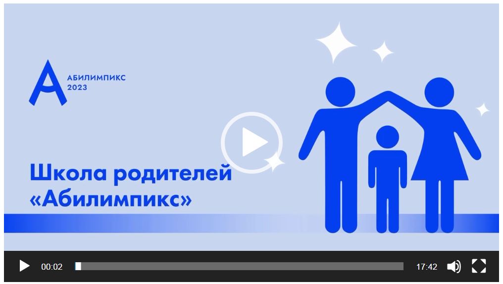 Видео в рамках проекта «Школа родителей «Абилимпикс». Тема: «Какие права и льготы существуют для инвалидов и лиц с ОВЗ при поступлении в колледж»